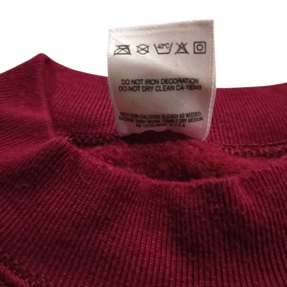 VTG Wisconsin state parks forest trails sweatshirt Adult SZ M Fruit Of Loom - Picture 7 of 7